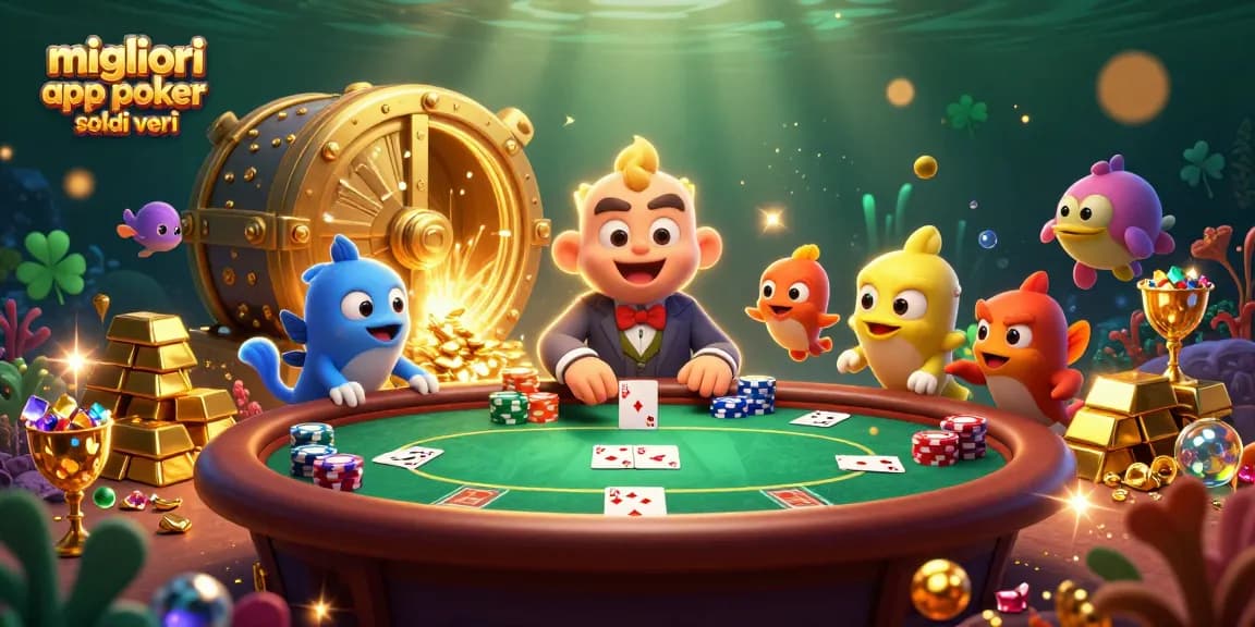 Scopri le migliori app poker soldi veri per divertirti con i giochi e vincere premi