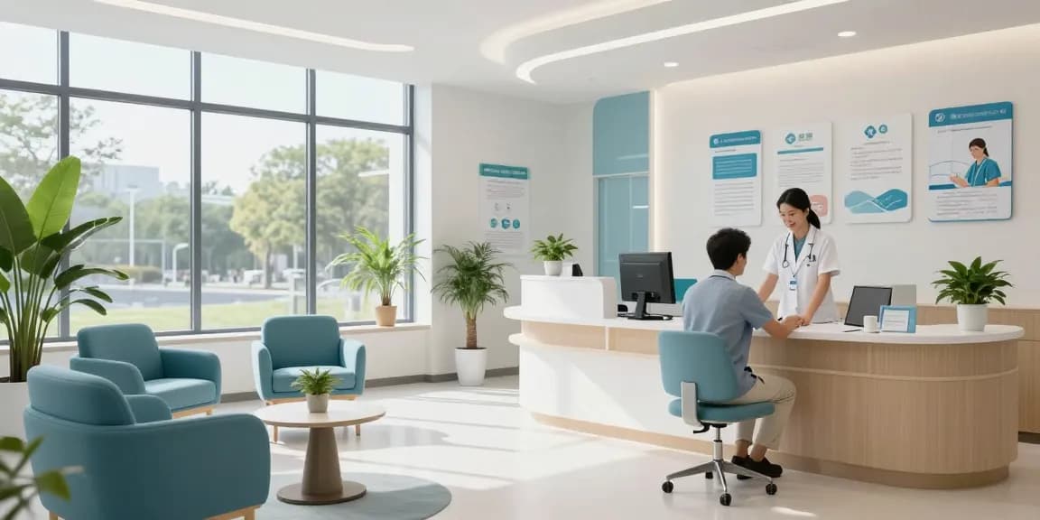 Hair transplant istanbul consultation in a clean medical clinic focusing on patient care and wellness.
