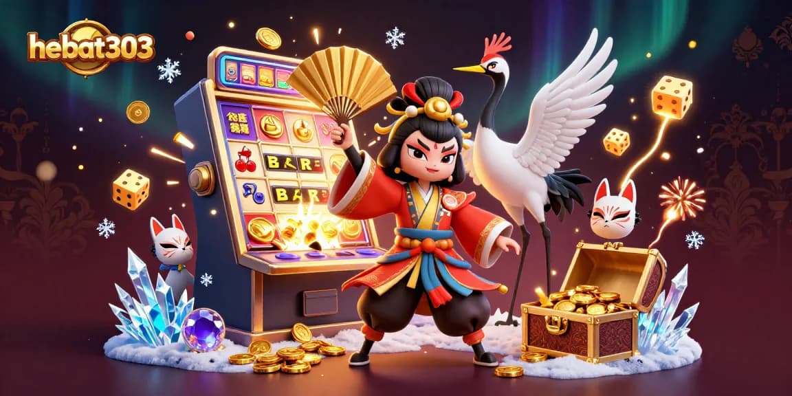 Spin the reels on hebat303's vibrant slot machines featuring cultural icons and jackpot celebrations!