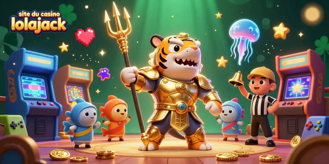 Experience thrilling gameplay at the site du casino lolajack with vibrant 3D characters and arcade elements.