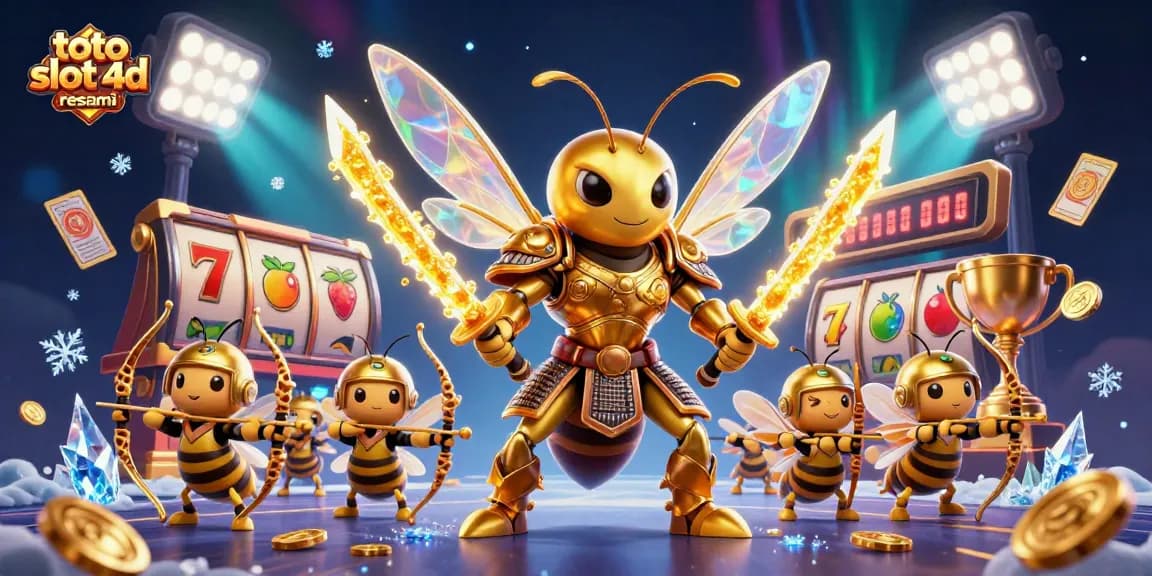 Experience adventurous gaming with toto slot 4d resmi in a stunning, dynamic 3D casino scene.