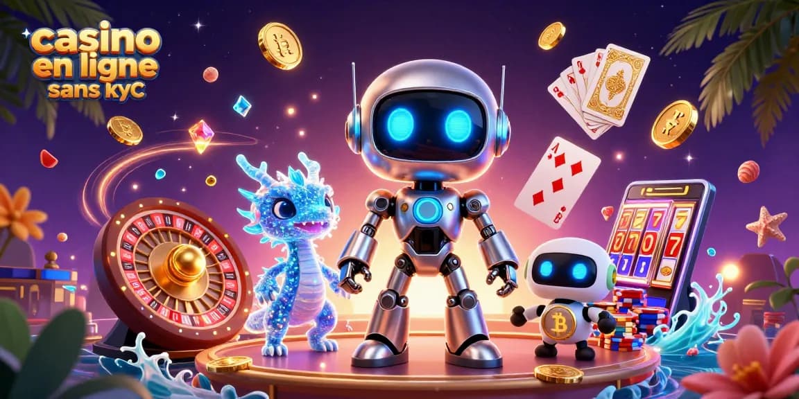 Jouez chez un casino en ligne sans KYC pour des gains instantanés et sans vérification d'identité.