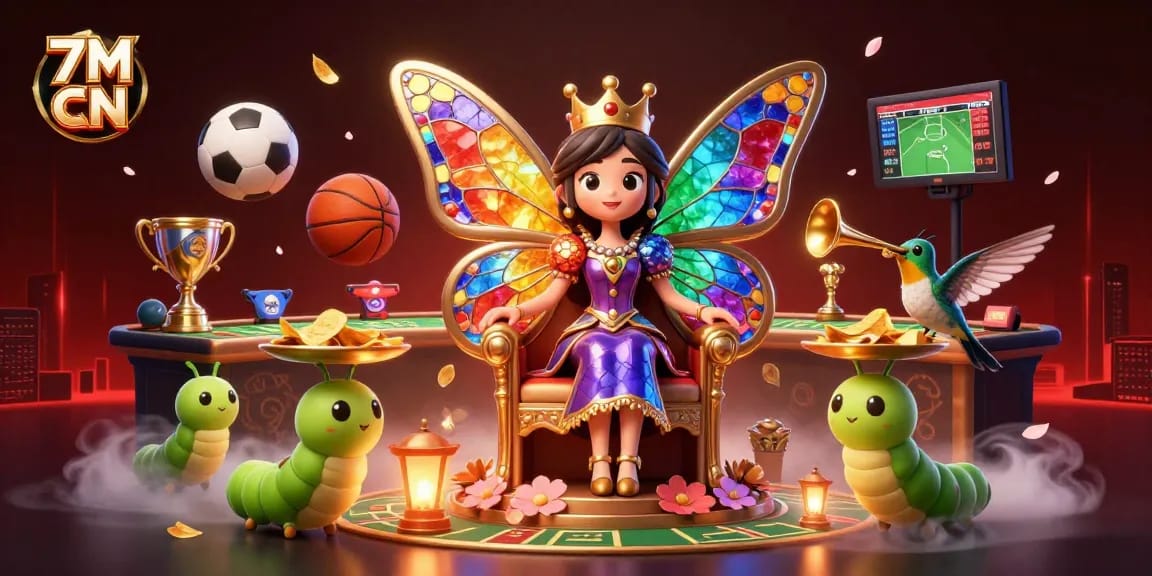 Engage with 7M CN’s vibrant sports betting scene featuring dynamic characters and betting elements.