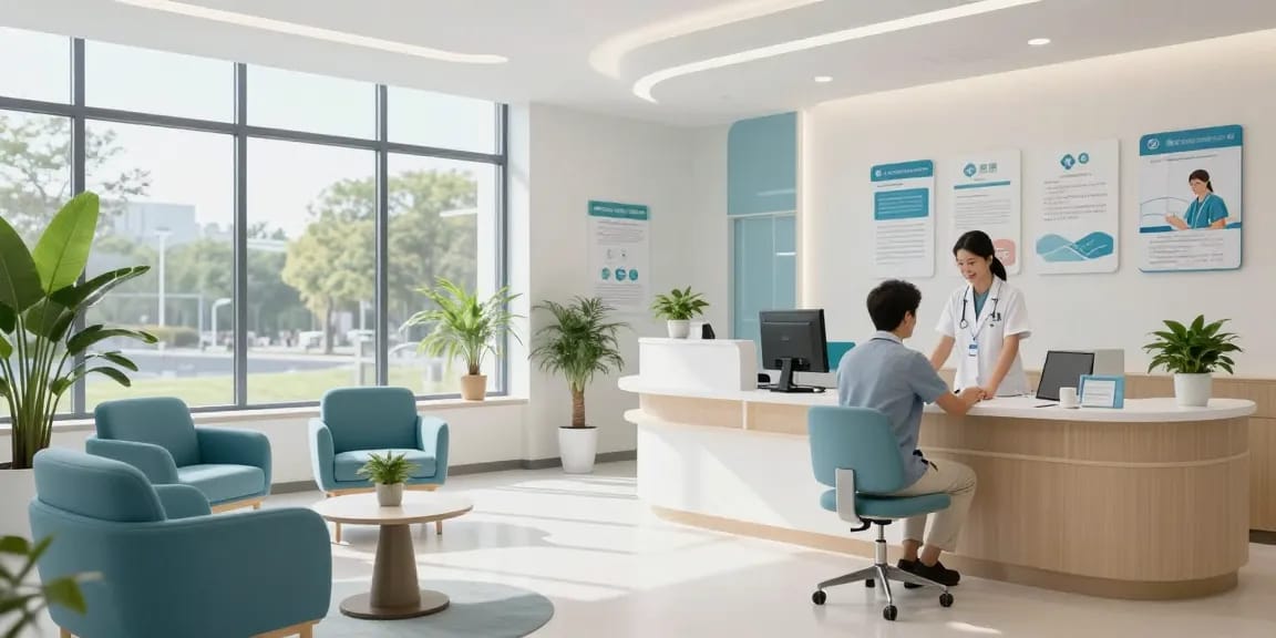 Hair transplant istanbul consultation in a clean medical clinic focusing on patient care and wellness.