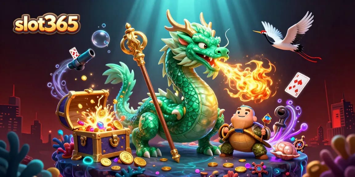 Experience slot365's thrilling adventure with a jade dragon, crane flying, and treasure chests full of rewards.