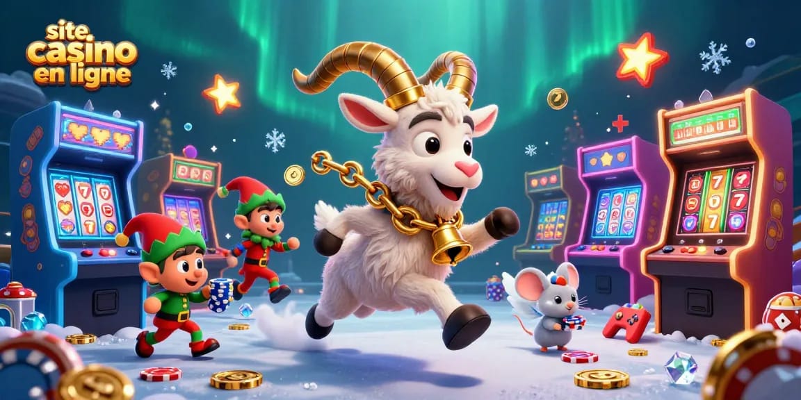 Vivez l'excitation du site casino en ligne avec une illustration 3D captivante de personnages festifs dans un casino animé.