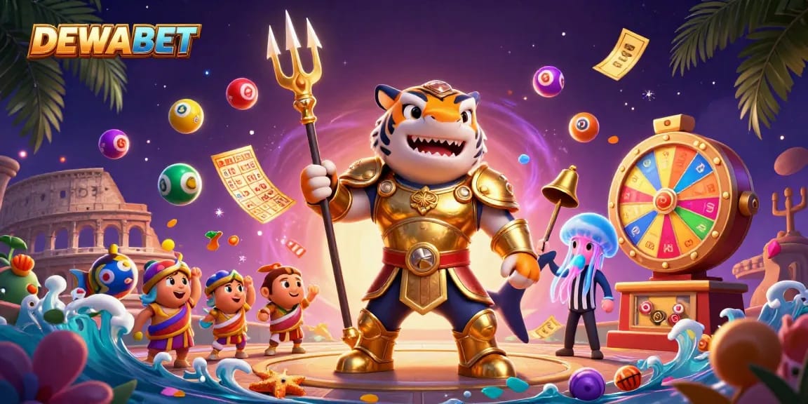 Engage with DEWABET's thrilling underwater casino adventure featuring vibrant lottery dynamics.