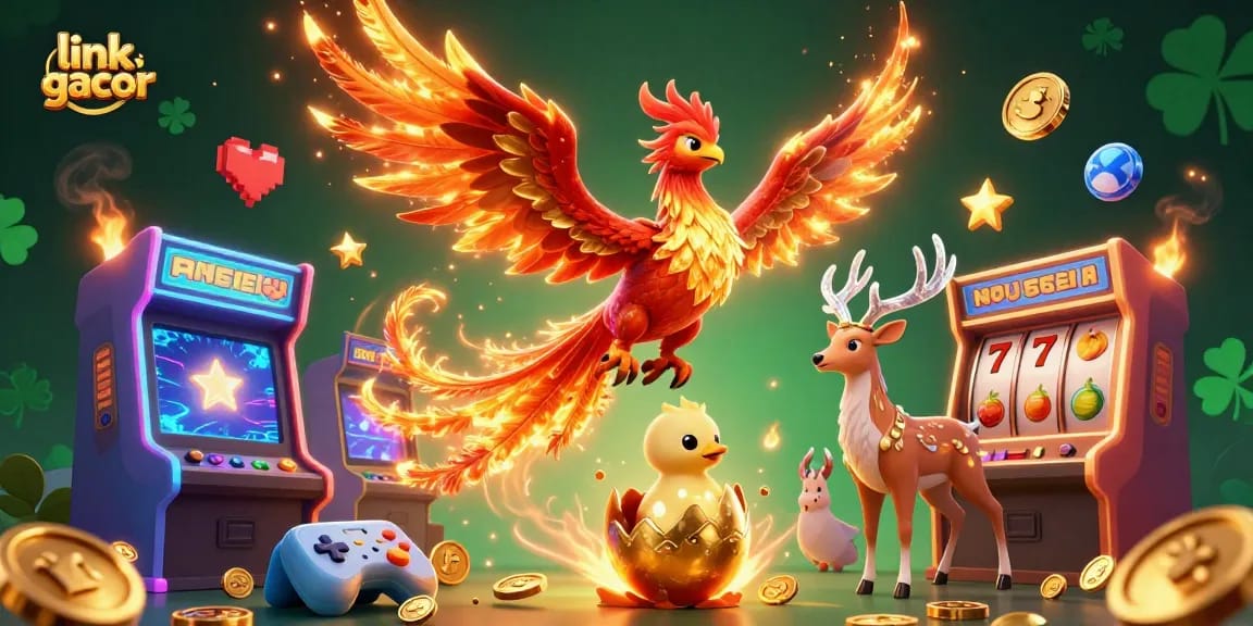 Experience thrilling gameplay with link gacor, featuring vibrant casino elements and dynamic characters.