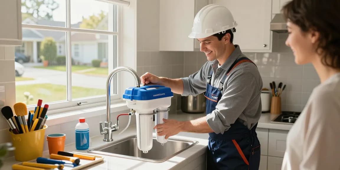 Waterdrop RF10-UF 0.01 μm Water Filter Replacement for Waterdrop 10UA/10UA-UF/10UB/10UB-UF Under Sink Water Filter installed by trusted local service provider.
