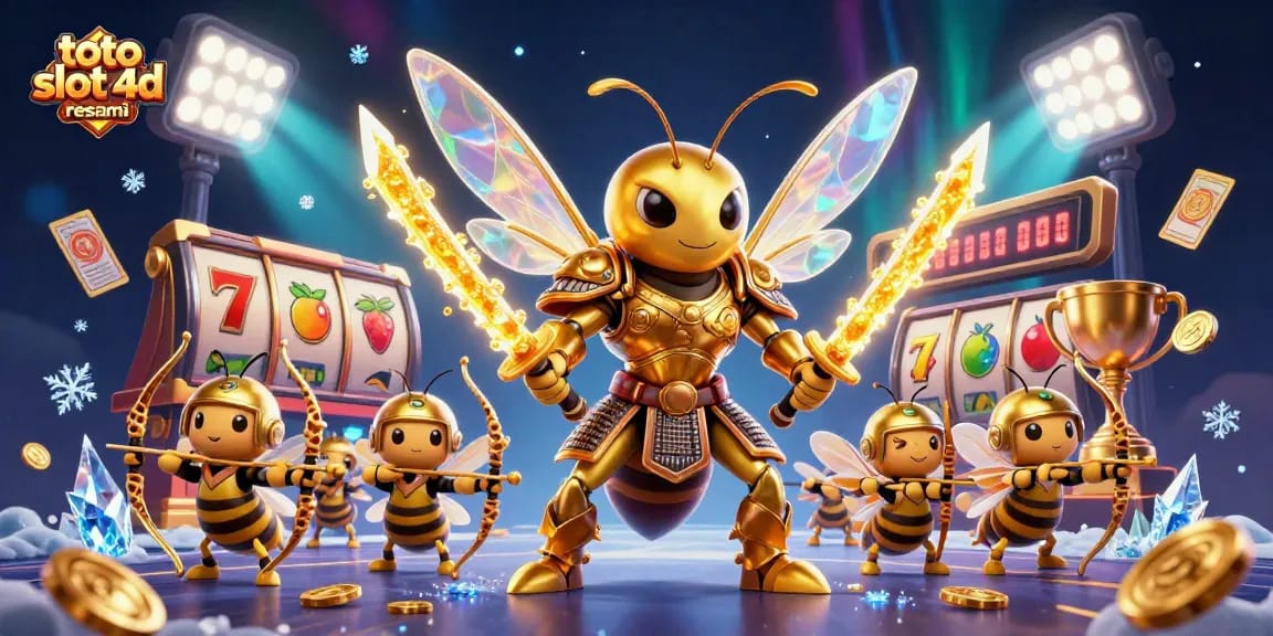 Experience adventurous gaming with toto slot 4d resmi in a stunning, dynamic 3D casino scene.