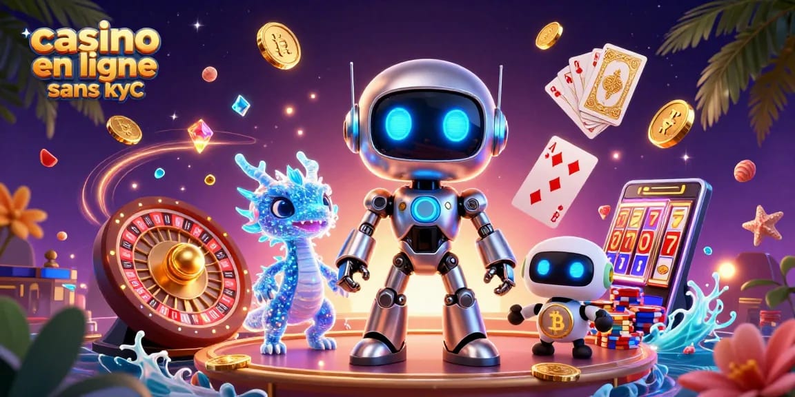Jouez chez un casino en ligne sans KYC pour des gains instantanés et sans vérification d'identité.