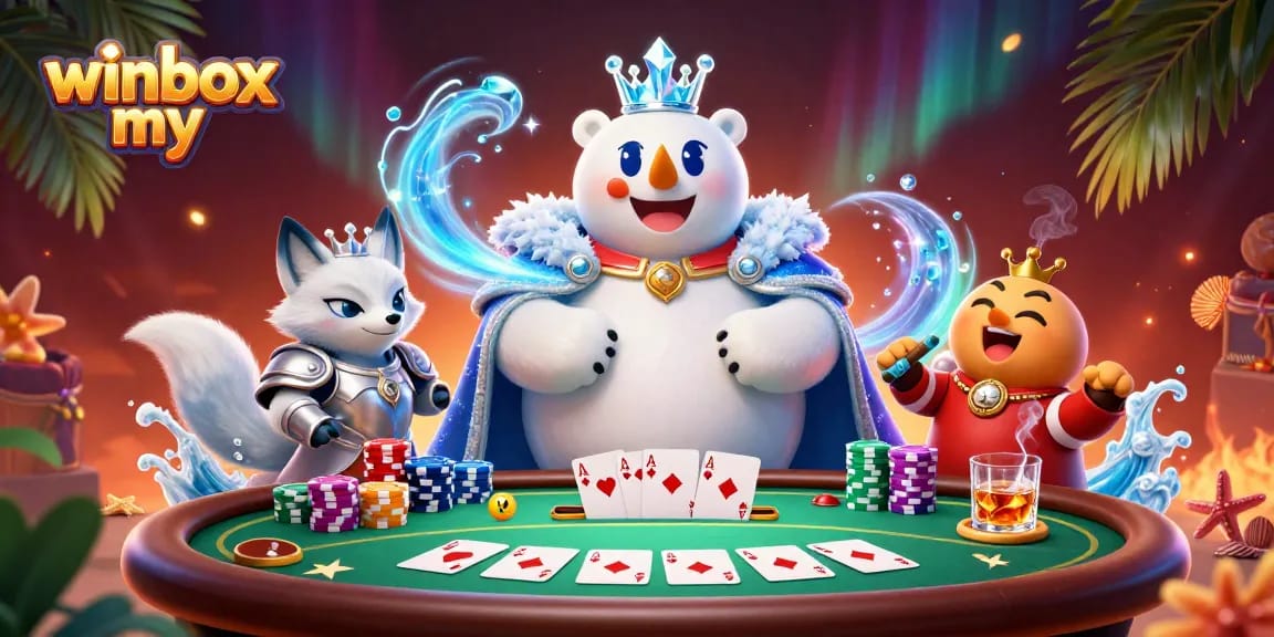 Winbox my offers exciting poker games with thrilling characters and rich casino elements.