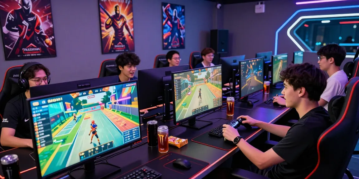 Players engaging in exciting rokok 88 obstacle course game in a vibrant gaming room.