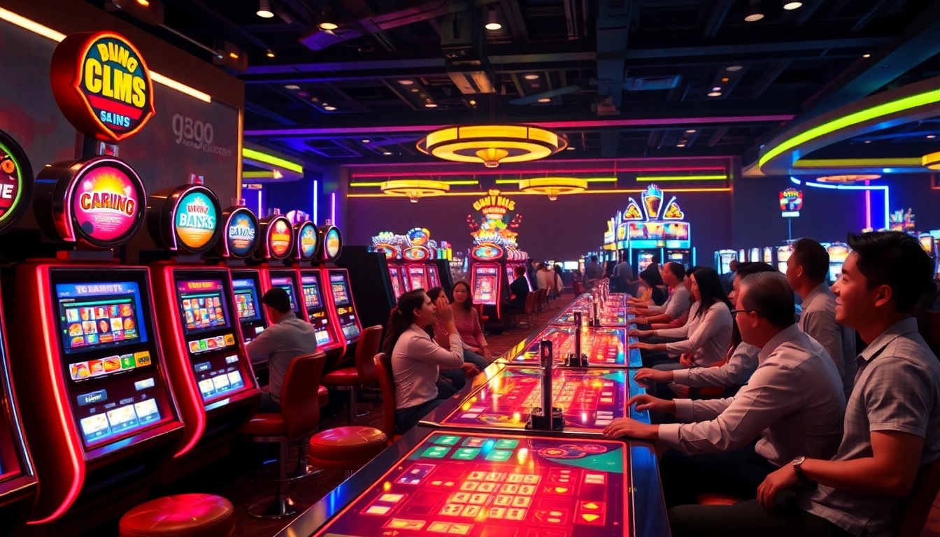 Langsung bermain bbni4d di kasino dengan slot warna-warni dan pemain bersemangat.