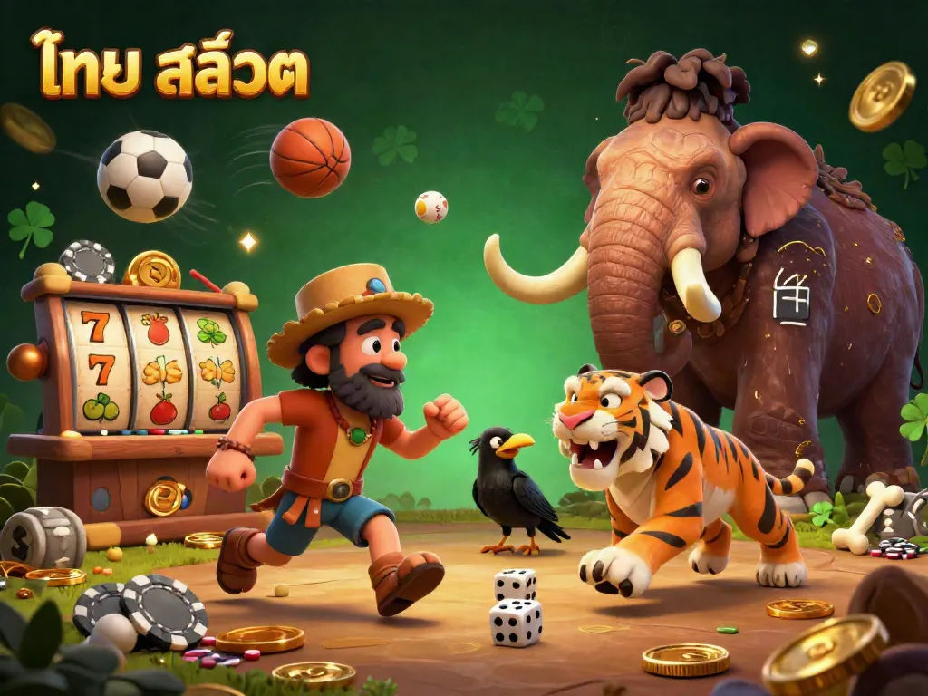 Experience exciting ไทย สล็อต at a prehistoric casino filled with fruits and jackpots.
