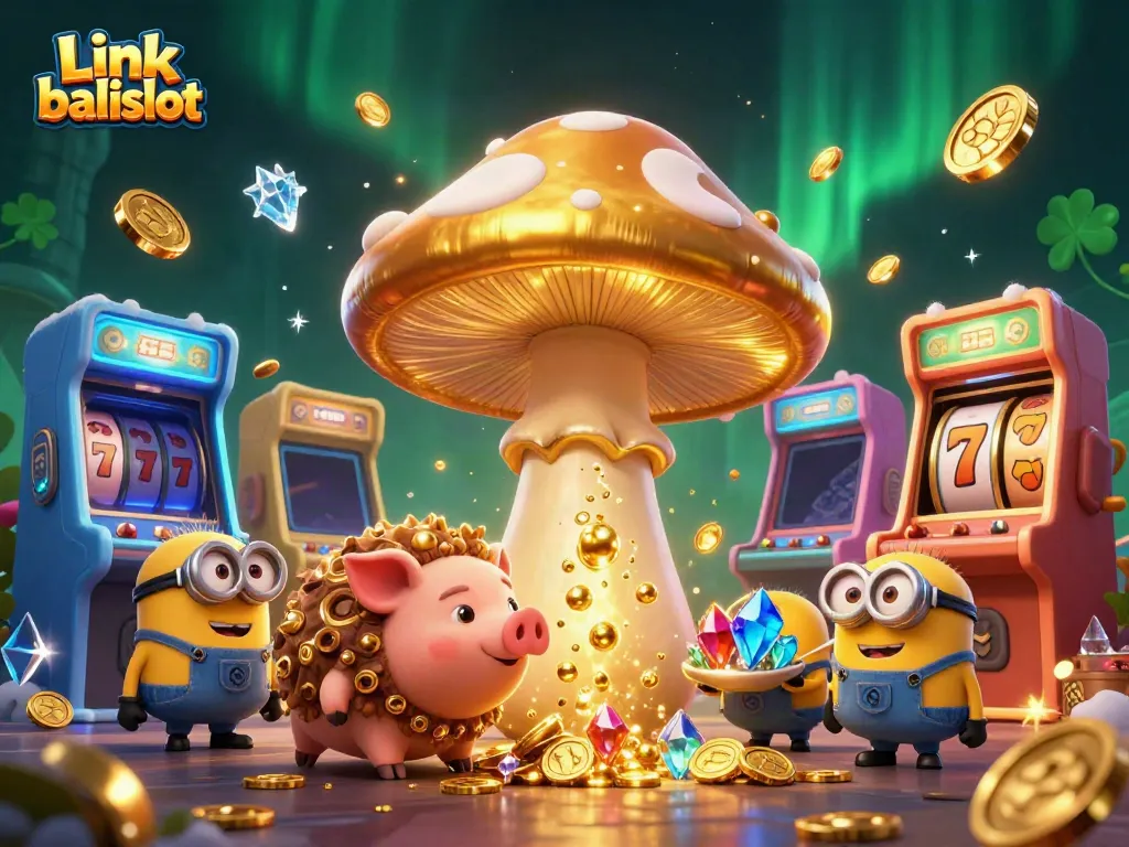 Experience thrilling plays at Link balislot with golden magic and colorful gaming treasures.