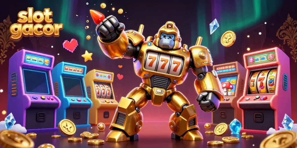 Experience the excitement of slot gacor with vibrant 3D gaming visuals and engaging characters.