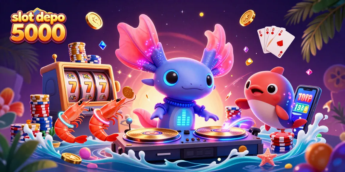 Experience thrilling wins at slot depo 5000 with vibrant, dynamic casino illustrations.