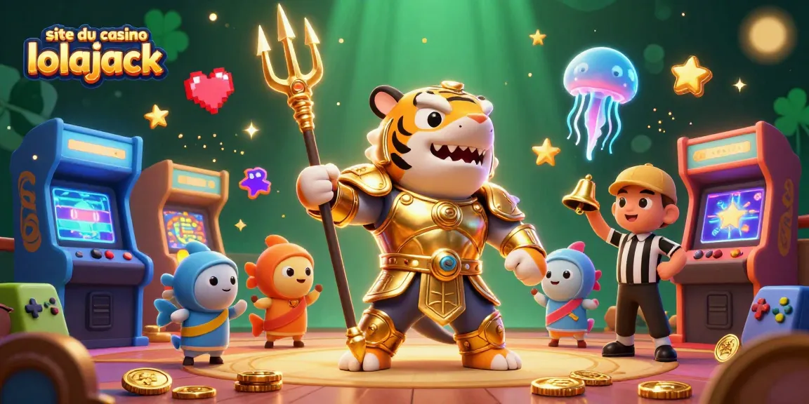Experience thrilling gameplay at the site du casino lolajack with vibrant 3D characters and arcade elements.